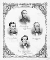 H.C. Pardee, H. G. Blake, Wm. P. Clark, F.R. Loomis, Medina County 1874